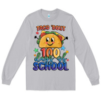 Moon Dust taco bout 100 days of school Long Sleeve Tee - MaliasSmallBusiness