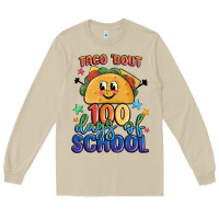 Mushroom taco bout 100 days of school Long Sleeve Tee - MaliasSmallBusiness