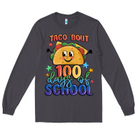 Smoke taco bout 100 days of school Long Sleeve Tee - MaliasSmallBusiness