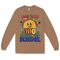 Toasted Coconut taco bout 100 days of school Long Sleeve Tee - MaliasSmallBusiness