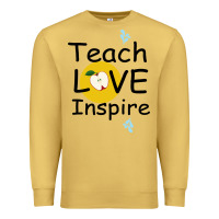 Antique Gold Teach Love Inspire Premium Sweatshirt - Bettercallsaul