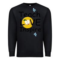 Black Teach Love Inspire Premium Sweatshirt - Bettercallsaul