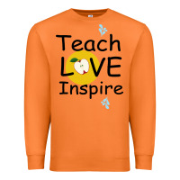 Carrot Teach Love Inspire Premium Sweatshirt - Bettercallsaul