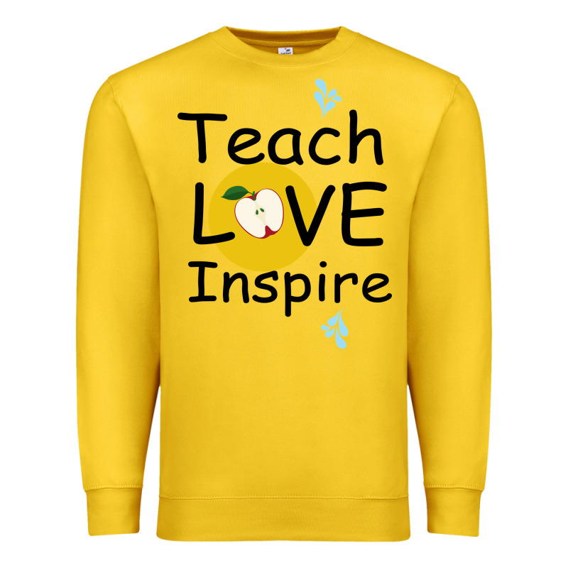 Teach Love Inspire Premium Sweatshirt by Bettercallsaul | Teevron