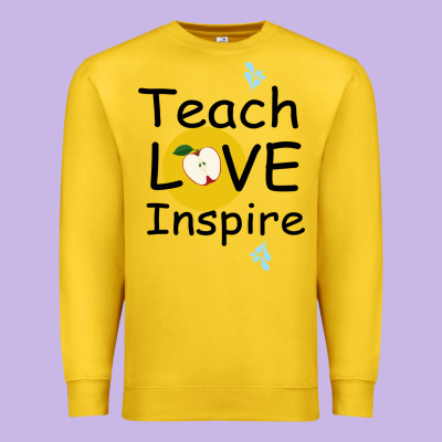 Teach Love Inspire Premium Sweatshirt Designed By Bettercallsaul