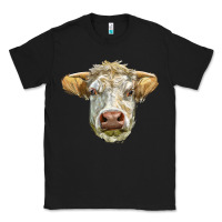 Black Charolais bull face Classic Tee - LillyAllenDesigns