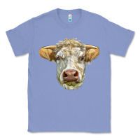 Colony Blue Charolais bull face Classic Tee - LillyAllenDesigns