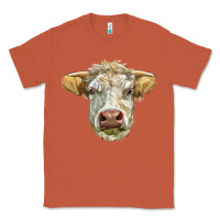 Copper Charolais bull face Classic Tee - LillyAllenDesigns