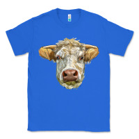 True Royal Charolais bull face Classic Tee - LillyAllenDesigns