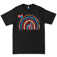 Black American rainbow Premium Tee - Neo Western
