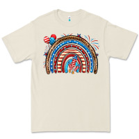 Bone American rainbow Premium Tee - Neo Western