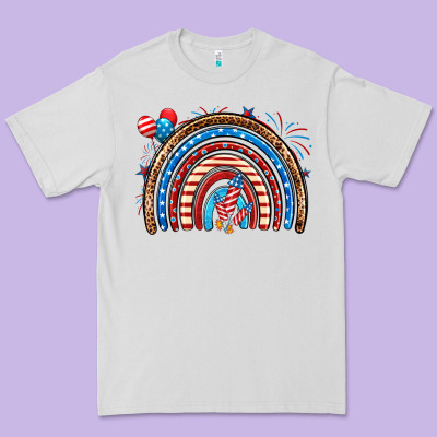 American Rainbow Premium Tee Designed By Neo Western
