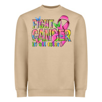 Mushroom fight cancer in all colors Heavyweight Sweatshirt - NancyCooperArtShop