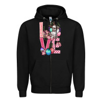 Black Love Easter Zipper Hoodie - BundleAndBundleShop