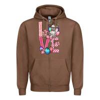 Chestnut Love Easter Zipper Hoodie - BundleAndBundleShop