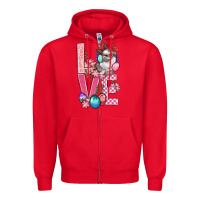 Red Love Easter Zipper Hoodie - BundleAndBundleShop