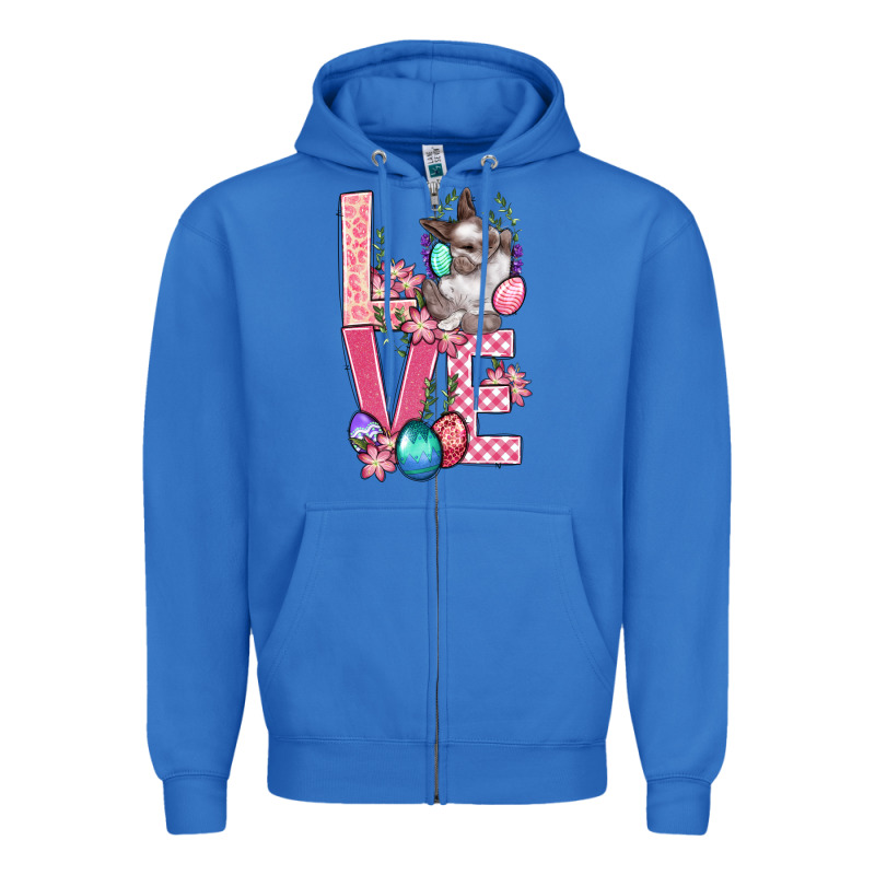 Love Easter Zipper Hoodie by BundleAndBundleShop | Teevron