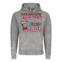Cloud Rock coffee gives me nurse power Vintage Hoodie - AdoDesignShop
