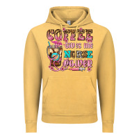 Vintage Mustard coffee gives me nurse power Vintage Hoodie - AdoDesignShop