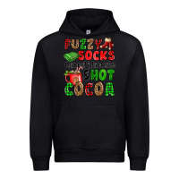 Black fuzzy socks flannel blankets and hot cocoa Urban Hoodie - OliviaCreatesArt