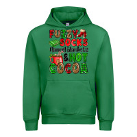 Emerald fuzzy socks flannel blankets and hot cocoa Urban Hoodie - OliviaCreatesArt