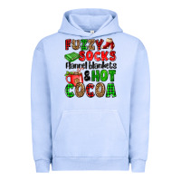 Pigment Grape Ice fuzzy socks flannel blankets and hot cocoa Urban Hoodie - OliviaCreatesArt