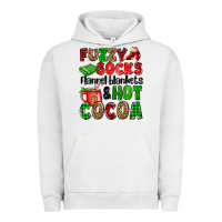 Pigment Lunar Rock fuzzy socks flannel blankets and hot cocoa Urban Hoodie - OliviaCreatesArt