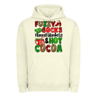 Pigment Pistachio fuzzy socks flannel blankets and hot cocoa Urban Hoodie - OliviaCreatesArt