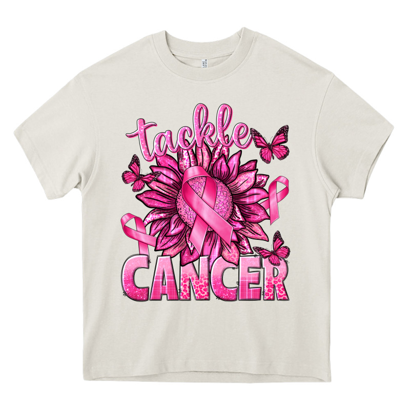 Tackle Cancer With Sunflower Heavy Core Tee by texasbilliewilder | Teevron