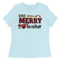 One Merry Teacher Ladies Tee | Teevron