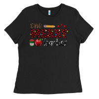 Black one merry teacher Ladies Tee - RanaPortraitStore