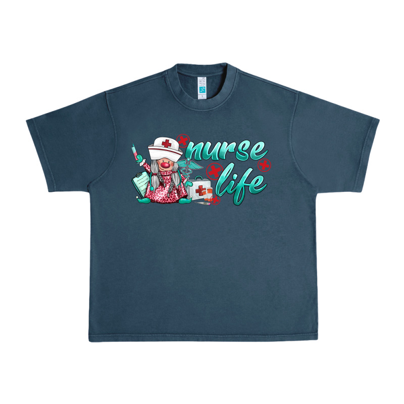 Nurse Life Gnomies Urban Heavy Tee by BarkalooDesign | Teevron