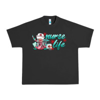 Pigment Black nurse life gnomies Urban Heavy Tee - BarkalooDesign