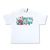 White nurse life gnomies Urban Heavy Tee - BarkalooDesign