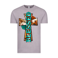 Vintage Zinc blessed cross Vintage Tee - BarkalooDesign