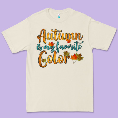 Autumn Is My Favorite Color Premium Tee Designed By Hra Design Shop