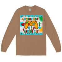 Toasted Coconut every day is gaming day Long Sleeve Tee - JahusDesignShop