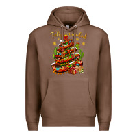 Chestnut Christmas Feliz Navidad Premium Hoodie - NancyCooperArtShop