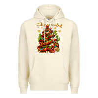 Sandshell Christmas Feliz Navidad Premium Hoodie - NancyCooperArtShop