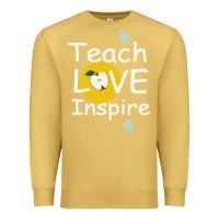 Antique Gold teach love inspire Premium Sweatshirt - Bettercallsaul