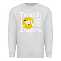 Dove Grey teach love inspire Premium Sweatshirt - Bettercallsaul