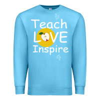 Ocean Blue teach love inspire Premium Sweatshirt - Bettercallsaul