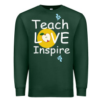 Sports Green teach love inspire Premium Sweatshirt - Bettercallsaul