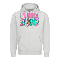Bunny Babe Easter Zipper Hoodie | Teevron