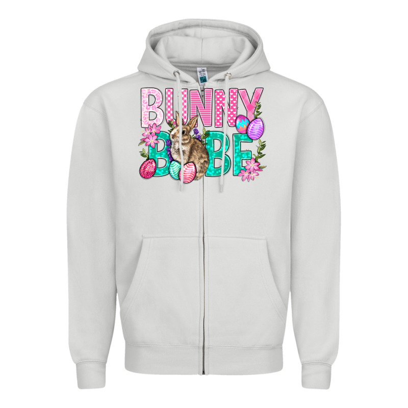 Bunny Babe Easter Zipper Hoodie by BundleAndBundleShop | Teevron