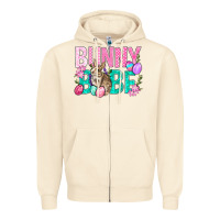 Sandshell Bunny Babe Easter Zipper Hoodie - BundleAndBundleShop