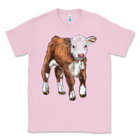Bubblegum Pink hereford calf Classic Tee - LillyAllenDesigns