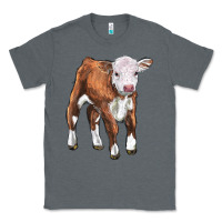 Charcoal Heather hereford calf Classic Tee - LillyAllenDesigns
