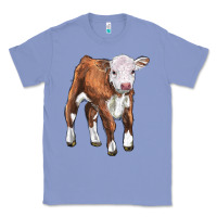 Colony Blue hereford calf Classic Tee - LillyAllenDesigns