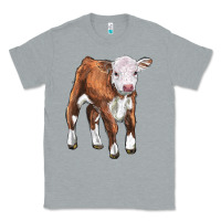 Heather Grey hereford calf Classic Tee - LillyAllenDesigns